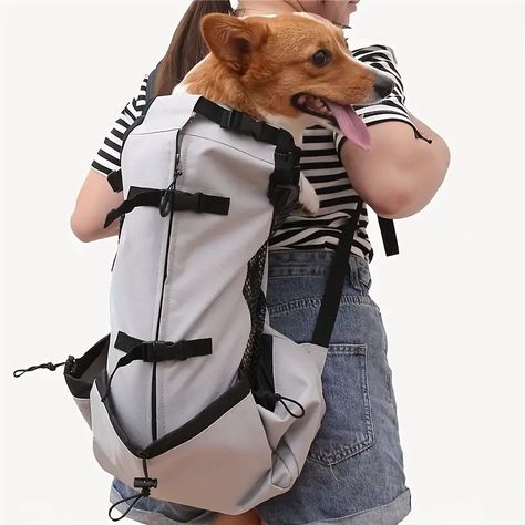 Durable Pet Carrier Backpack For Comfortable Outdoor Travel With Your Dog | Save Money On Temu | Temu Dog Backpack Carrier, Pet Carrier Backpack, Bichon Havanais, Pet Backpack Carrier, Pet Backpack, Corgi Pembroke, Dog Backpack, French Bulldog Dog, Jack Russel