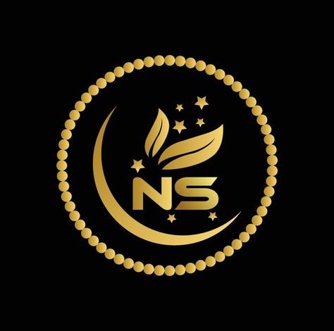 Ns Logo Design, Ns Logo, Logo Design Luxury, Natural Decorations, Luxury Logo Design, Design Luxury, Nature Design, Fonts Design, Luxury Design