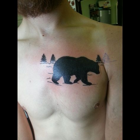 Tattoo uploaded by Clay Park • He wanted a bear walking towards his shoulder.... #tattooapprentice • 94709 • Tattoodo Bear Walking Tattoo, Walking Tattoo, Bear Walking, Explore Tattoo, Tattoo Apprentice, Book Tattoo, Bears, Walking, Tattoos