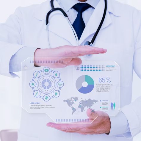 Free Vector | Medical infographic with photo Health Information Management, Hipaa Compliance, Medical Marketing, Digital Healthcare, Medication Administration, Revenue Cycle Management, Seo Services Company, Power Bi, Predictive Analytics