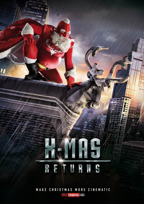 Make Christmas more cinematic. Hd Sky, Christmas Advertising, Sky Cinema, Action Movie Poster, Batman Poster, Batman Returns, Creative Advertising Campaign, Publicidad Creativa, Funny Ads