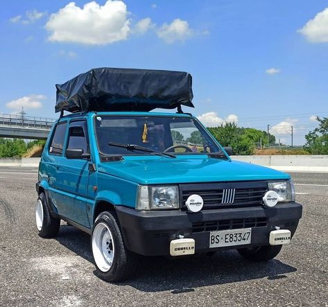 — Fiat Panda Camper Fiat Panda Camper, Gremlin Car, Seat Marbella, Fiat Panda 4x4, Rad Racer, Kei Car, Car Camper, Fiat Panda, Expedition Vehicle