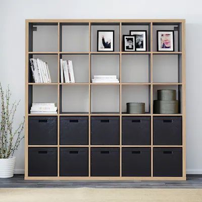 Kallax Unit, Ikea Room Divider, Ikea Kallax Shelving, Kallax Shelving, Kallax Shelving Unit, Room Divider Shelves, Room Divider Bookcase, Cube Storage Unit, Small Bedroom Storage