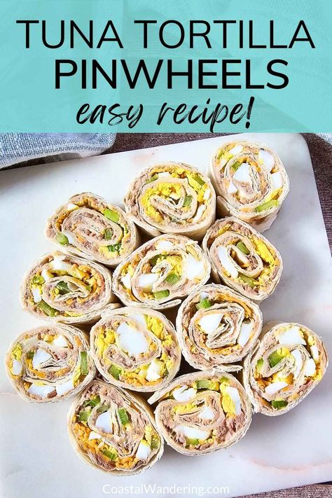 Looking for a quick and delicious snack or appetizer? Try this easy tuna pinwheel recipe! With just a few simple ingredients, you can whip up these tasty tortilla pinwheels in no time. These tuna tortilla pinwheels are a super quick and easy snack or lunch idea. Creamy tuna salad wrapped in a soft tortilla makes them perfect for parties, picnics, or finger foods lunch. You’ll love how fast these tuna tortilla roll-ups come together! Finger Foods Lunch, Tuna Pinwheels, Tuna Tortilla, Creamy Tuna Salad, Tortilla Pinwheels Recipe, Pinwheel Recipe, Tortilla Pinwheels, Fancy Appetizers, Make Ahead Appetizers