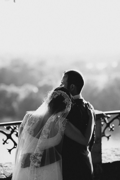 From Behind: Photo by Birgit Hart Fotografie via Style Me Pretty Photo From Behind, Germany Wedding, Photo Checklist, Couple Moments, Bride Groom Photos, Bride And Groom Pictures, Groom Photo, Wedding Shots, Couple Shoot