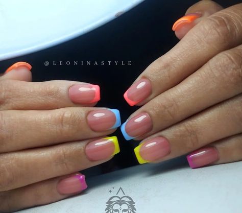 slay holi with these nail art designs #happyholi #holi #festvil #holi Holi Nails Design, Holi Nail Art Design, Holi Nails Art, Holi Nails, Ambre Nails, Holi Special, Easy Nails, Rainbow Nails, Happy Holi