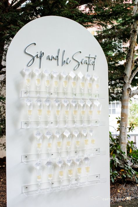 Champagne Wall Ideas, Sip And Be Seated, Party Rental Ideas, Champagne Wall, October 4th, Dream Wedding Decorations, Drink Bar, Wedding Wall, Future Wedding Plans