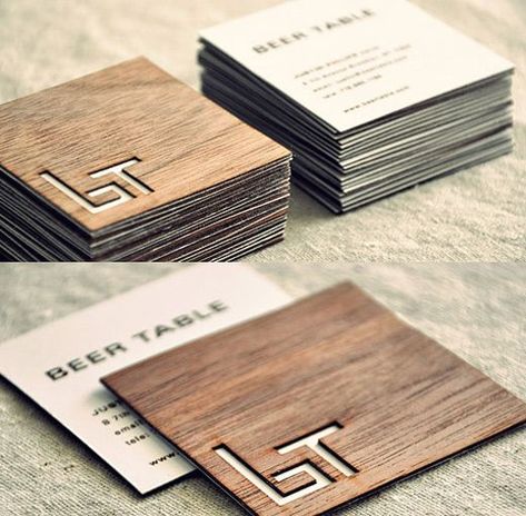 Beer table wood wooden business card design Unusual Business Card, Menu Project, Fun Business Card Design, Beer Table, Wooden Business Card, Wood Business Cards, Letterpress Design, Spooky Food, Portfolio Covers