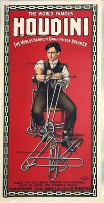 Houdini Poster, Figures Drawing, Spook Houses, Harry Houdini, Halloween Paper, Yard Sale, The Magicians, Mood Boards, Historical Figures