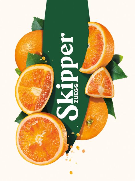 SKIPPER - Packaging Visual on Behance Fruit Packaging Design, Kombucha Packaging, Fruits Packaging, Rich Kitchen, Branding Display, Juice Design, Commercial Food Photography, Food Photography Studio, Cereal Mix