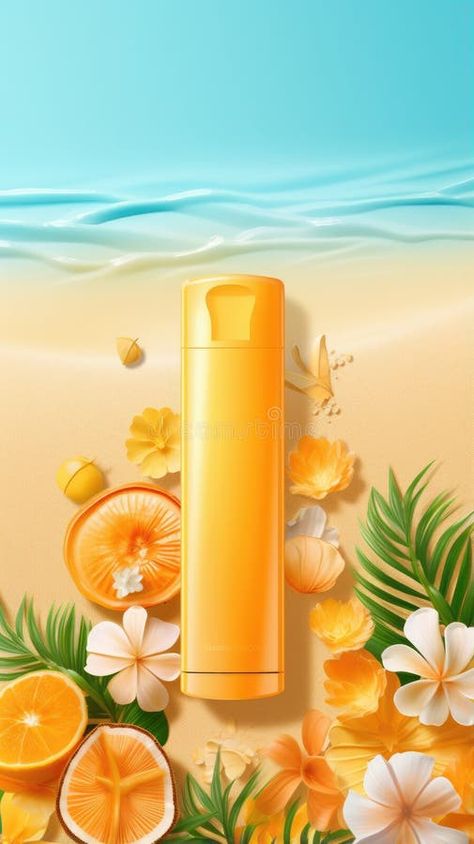 Stylish advertising background for sunscreen products - stock concepts royalty free stock image Concept Picture, Advertising Background, Art N Craft, Ecology, Stock Images Free, Sunscreen, Photo Image, Royalty, Royalty Free