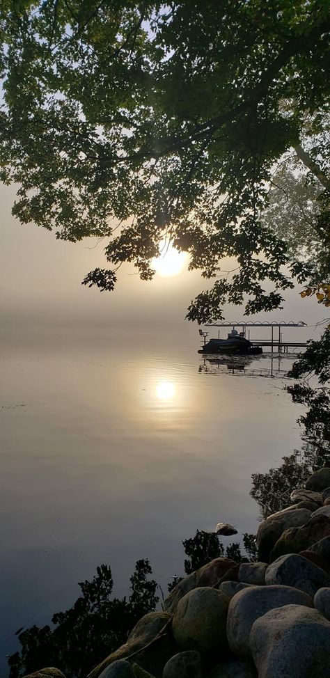 #lakevictoria #steadfastvagabonds #alexandria #minnesota #foggymorning #sunrise Alexandria Minnesota, Lake Victoria, Foggy Morning, Minnesota, Lake, Sun, Water, Quick Saves