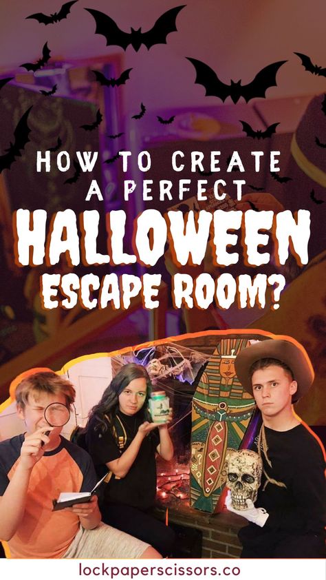 Get ready to transform your Halloween party into a mysterious escape room. Simply print the kit, place the clues around your room, and you're ready for Gatsby❗❗❗ Halloween Room Decor Diy, Halloween Escape Room, Cheap Halloween Party, Teen Halloween Party, Halloween Diy Kids, Escape Room Diy, Easy Halloween Party Food, Mystery Room, Escape Room For Kids