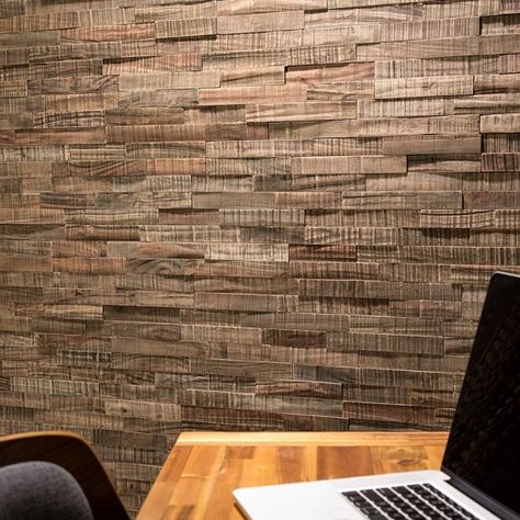 Vinyl Wall Panels, Wood Wall Paneling, Faux Stone Panels, Peel And Stick Wood, Tongue And Groove Panelling, Stick Wood, Wooden Tile, Wood Accent Wall, Petrified Forest