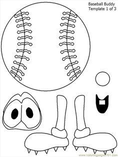 Baseball Theme on Pinterest | Baseball, Sport Theme and Sports ... Baseball Name Tags, Art Crafts For Kids, Sport Themed Crafts, Baseball Activities, Baseball Coloring Pages, Sports Theme Classroom, Sports Classroom, Baseball Crafts, Summer Camp Crafts