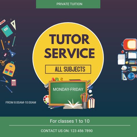 Home Tuition Poster, Tuition Poster Design, Tuition Flyer, Tuition Poster, Congratulations Baby Girl, Service Template, Tuition Classes, Class Poster, Social Media Posting Schedule