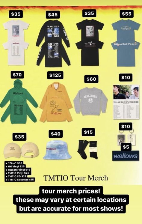 Wallows Merch, Tour Merch, Swaggy Outfits, Cd, Fan, Clothes