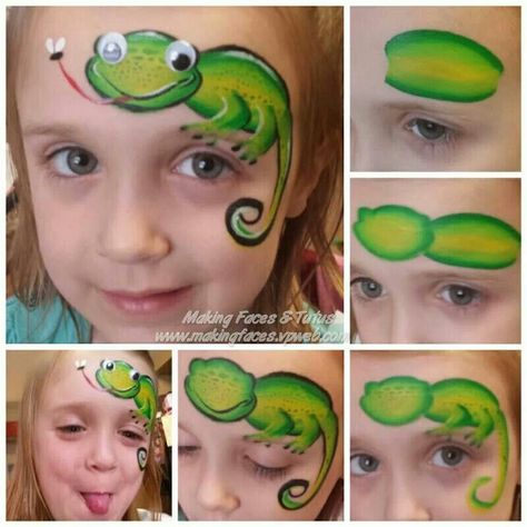 Pinta caritas! Obličejové Masky, Animal Face Paintings, Face Painting Tips, Face Painting For Boys, Halloweenský Makeup, Cheek Art, Girl Face Painting, Face Painting Tutorials, Face Painting Easy