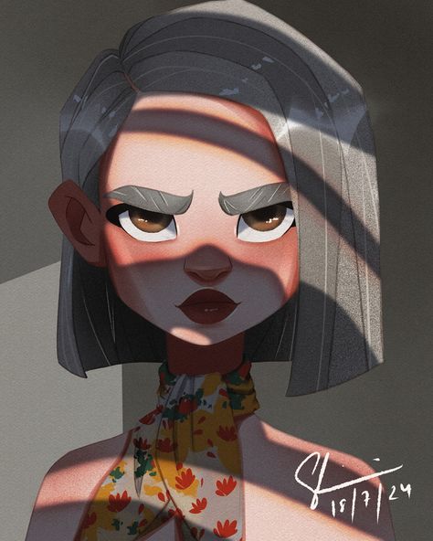 While I work on a new one, let’s enjoy this one ☝️ . . . #art #digitaldrawing #procreate #instaart #procreatedrawing #instaartist #oldpost #illustration Digital Drawing Characters, Portrait Digital Art, Cartoon Drawings Disney, Procreate Illustration, Digital Painting Portrait, Portrait Cartoon, Character Design Sketches, Digital Portrait Art, Digital Art Anime