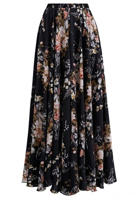 Womens Plaid Dress, Bridesmaid Dresses Ideas, Chiffon Maxi Skirt, Designing Ideas, Sequence Work, Dresses Ideas, Chiffon Maxi, Top Trending, Chiffon Skirt