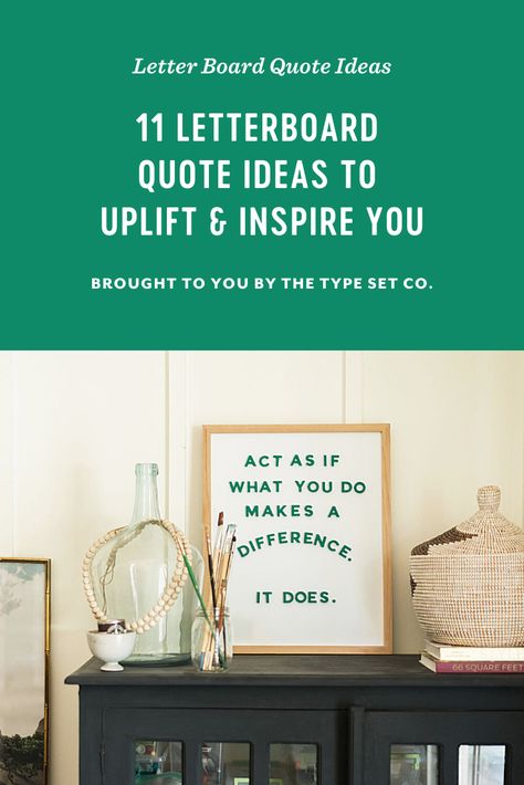 Need a pick-me-up, but coffee not doing the trick? Try one of these uplifting and inspiring quotes on your letter boardfrom The Type Set Co! Uplifting Letter Board Quotes, Inspirational Letter, Office Space Decor, Season Quotes, You Make A Difference, Magnetic Chalkboard, Work Quotes Funny, Magnetic Letters, Board Quotes