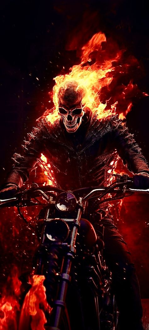 Ghost Rider Images, Ghost Raider, Neon Color Art, Skull Wallpapers, Potential Wallpaper, Ghost Rider Comic, Soldier Tattoo, Ghost Rider Pictures, Raiders Wallpaper