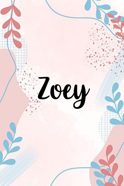 Zoey Zoey Name, Martial Arts Tattoos, Ashley Name, Preppy Names, Ethereal Core, Sims Names, Name Drawings, Unique Girl Names, Beautiful Names