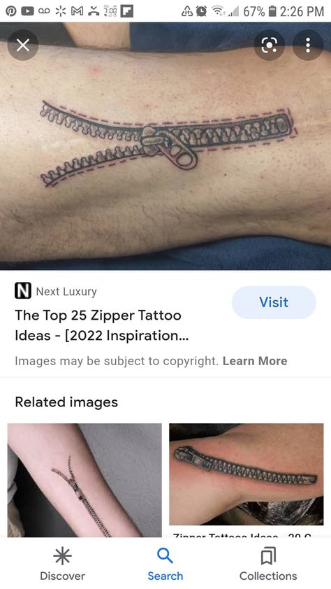 Zip Tattoo Design, Zip Tattoo, Zipper Tattoo, Infinity Tattoo, Fish Tattoos, Tattoo Design, Jesus Fish Tattoo, Tatting, Tattoo Designs