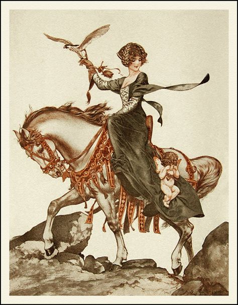 Chéri Hérouard : Gibier d'Amour 1920 Leyendecker Paintings, Equestrian Art, Vintage Blog, Illustration Vintage, Equine Art, Art Et Illustration, Vintage Horse, Old Postcards, Horse Art