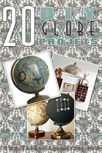 World Globe Crafts, Painted Globe Diy, Globe Diy Projects, Globe Upcycle, Globe Projects, Hand Painted Globe, Globe Diy, As The World Turns, Old Globe