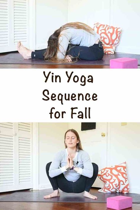 grounding yin yoga sequence for fall Balance Vata, Grounding Yoga, Yoga Class Themes, Yin Poses, Yin Yoga Class, Yin Yoga Sequence, Yin Yoga Poses, Yoga Themes, Vata Dosha