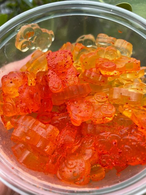 Lihing Mui Gummy Bears, Li Hing Powder Uses, Li Hing Mui Gummy Bears Recipe, Li Hing Mui Recipes, Gummy Bears Recipe, Li Hing Mui, Gummies Recipe, Bear Recipes, Eye Dropper