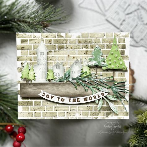 Nichol Spohr, Religious Christmas Cards, Simon Says Stamp Blog, Christmas Mantle, Religious Christmas, Christmas Holiday Cards, Christmas Card Design, Winter Cards, Handmade Holiday