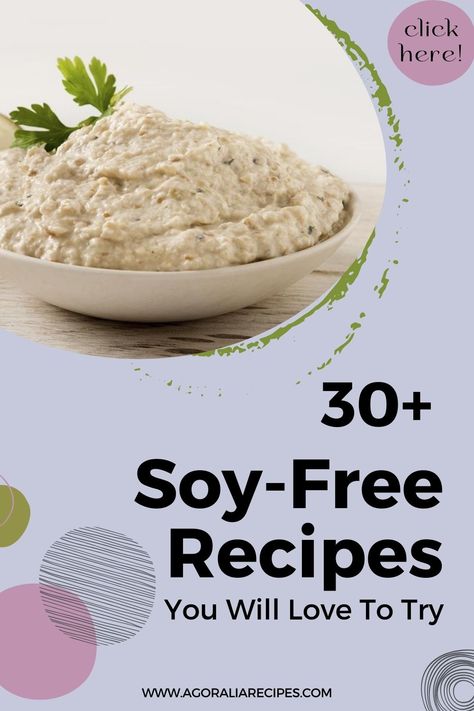 Stay worry-free with our delightful Soy-Free Recipes! From savory stir-fries to decadent desserts, discover various mouthwatering options suitable for those with soy allergies or sensitivities. Whether you're exploring new dietary choices or simply looking for soy-free alternatives, these recipes offer delicious solutions for every meal. Get ready to enjoy food freedom without sacrificing taste! Pin now for soy-free inspiration. #SoyFreeRecipes #AllergyFriendly #HealthyEating Soy Free Dessert Recipes, Soy Free Foods List, Soy Free Appetizers, Soy Free Recipes Allergies, Dairy And Soy Free Recipes, Soy Free Desserts, Cold Soup Recipes, Allergen Free Recipes, Dairy Free Soy Free