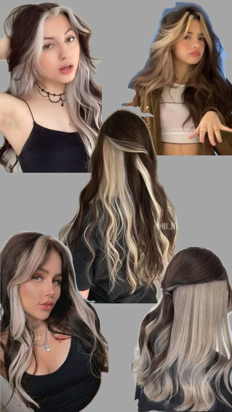 Narcissa Malfoy Hair, Malfoy Hair, Narcissa Malfoy, Hair Color Underneath, Peekaboo Hair, Cute Hair Colors, Hair Color Streaks, Dyed Hair Inspiration, Pretty Hair Color