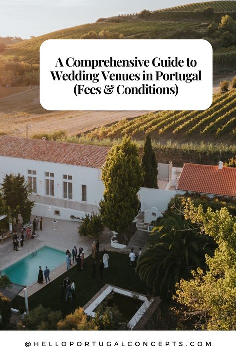 Discover the ins and outs of wedding venue charges, fees and conditions in Portugal with our comprehensive guide. From rental fees to additional charges, we've got you covered! Portugal Wedding Venues, Wedding Portugal, Venue Rental, Portugal Wedding, Wedding Venue Inspiration, Bar Service, Seaside Resort, Ins And Outs, Outdoor Venues