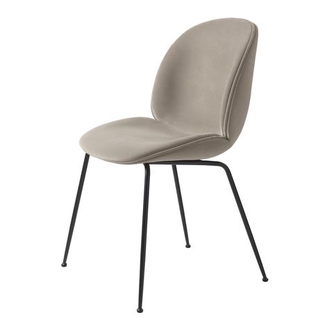 Beetle: A Quartet of Expressions | GamFratesi | GUBI | SUITE NY Gubi Beetle Chair, Gubi Beetle Dining Chair, Fully Upholstered Dining Chair, Beetle Chair, The Beetle, Upholstered Chair, Stylish Chairs, Interior Architect, Black Legs