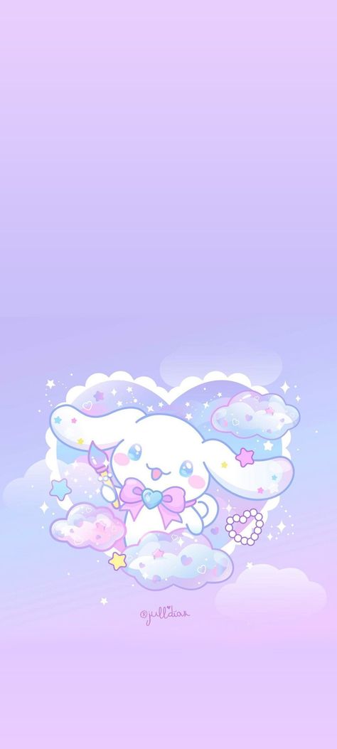 Cinnamoroll Aesthetic Wallpaper, Purple Cinnamoroll, Sanrio Wallpaper Laptop, Cinnamoroll Wallpaper Aesthetic, Cinnamoroll Wallpapers, Cute Backrounds, Rainbow Wallpaper Iphone, 3d Wallpaper Cute, Hello Kitty Wallpaper Hd