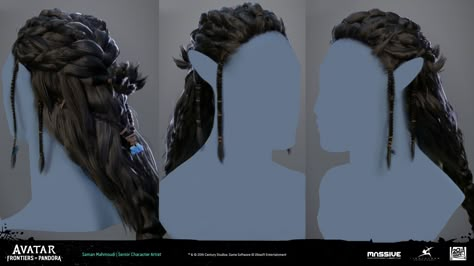 Avatar Hairstyles Pandora, Tayrangi Clan, Avatar Hair, Fae Realm, Pandora Art, Some Hairstyles, Hairstyle Reference, Frontiers Of Pandora, Avatar Pandora