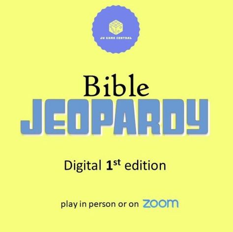 Bible Jeopardy, Church Game Night, Jw Library, Church Games, Jeopardy Game, Jw Family, Document Printing, Family Worship, Word Document