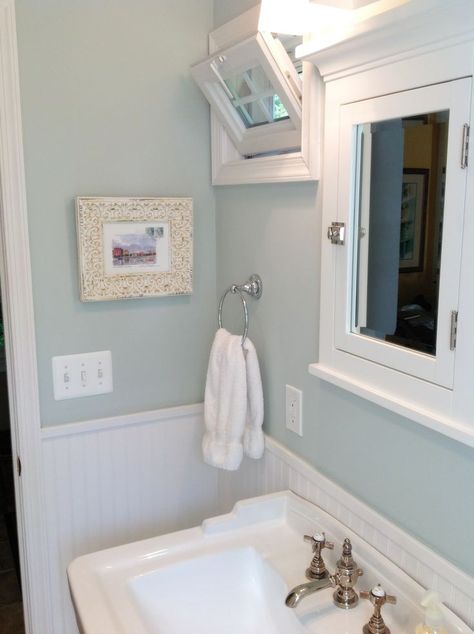 benjamin moore ice cap paint | Benjamin Moore ice cap | Paint | Pinterest | Benjamin Moore, Ice and ... White Ice Benjamin Moore, Ice Cap Benjamin Moore, Benjamin Moore Ice Cap, Beachy Basement, Cheer Room, Benjamin Moore Bathroom, Cupboard Colors, Small Bathroom Paint, Shutter Designs