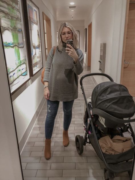 Postpartum Outfits Winter, Postpartum Outfits, Nursing Friendly Outfits, Maternity Lounge Wear, Postpartum Fashion, Post Partum Outfits, Breastfeeding Clothes, Fleece Cardigan, Cold Weather Fashion