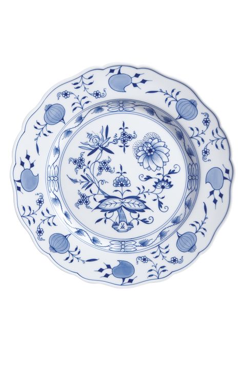 A Classic China Pattern Blue Danube China, Fine China Patterns, Bamboo Stalks, Blue Onion, Asian Design, Exotic Fruit, Decor Essentials, Tee Set, China Patterns