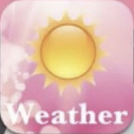 2000s Widgets, Weather App Icon, Ios Themes, Weather App, Wallpaper Themes, Frutiger Aero, Pink Icons, Cute App, Phone Decor