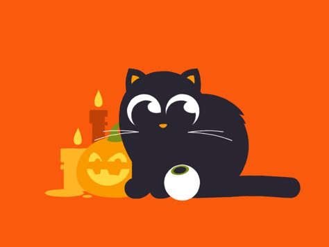 Halloween Backgrounds Laptop, Laptop Gif, Gif Halloween, Happy Halloween Gif, Cat Animation, Hd Gif, Halloween Gifs, Horror Halloween Costumes, Halloween Gif