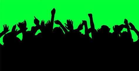 Concert Crowd Hands by yorsol A 70 seconds of footage with concert crowd hands silhouette dance. HD quality at 19201080 resolution with alpha channel ready to u Gacha Crowd, Crowd From Stage, Gacha Crowd Green Screen, Gl Background, Crowd Background, Concert Background, Concert Background Stage, Silhouette Dance, Concert Crowd From Stage