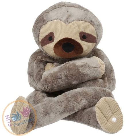 A Weighted Stuffed Animal That Hugs You!Feeling stressed and need a hug? Our adorable Sloth Heavy Hugger is the ultimate soothing weighted companion. The... Sloth Backpack, Sequin Wall, Sloth Bear, Sensory Tools, Engage Kids, Sloth Lovers, Need A Hug, Cuddly Toy, Wall Panel