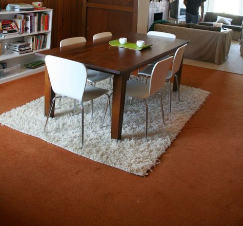 Dining Room Carpet Best Rugs For Under Dining Table, Rug Under Kitchen Table, Dining Room Rug Size, Rug Under Dining Table, Brown Dining Room, Apartment Dining Room, Round Dining Room Table, Dining Rug, Carpets For Kids