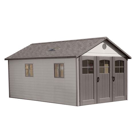 Lifetime Shed Comparison Plastic Storage Sheds, Storage Shed Kits, Shed Floor, Comfortable Workspace, Outdoor Storage Shed, Wood Storage Sheds, Carriage Doors, Steel Trusses, Plastic Sheds