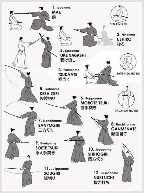 Aikido Martial Arts, Martial Arts Forms, Arte Ninja, Kung Fu Martial Arts, Art Pdf, Samurai Artwork, Self Defense Techniques, Martial Arts Techniques, Martial Arts Styles